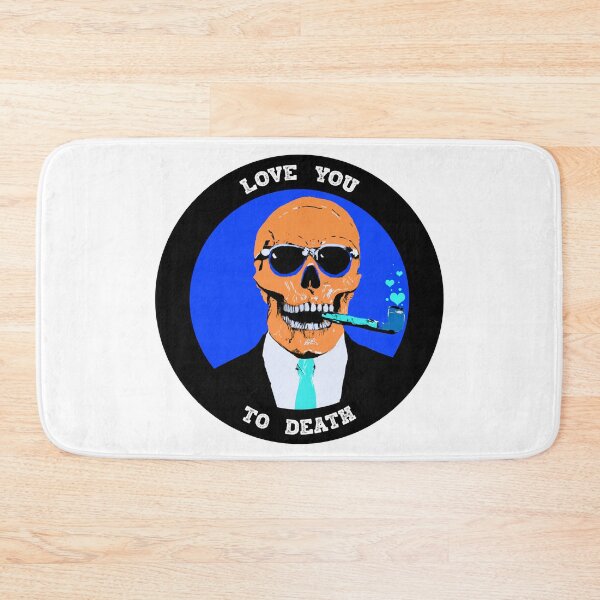 Item preview, Love You To Death Valentine Pop Art Skull designed and sold by PVSKI.