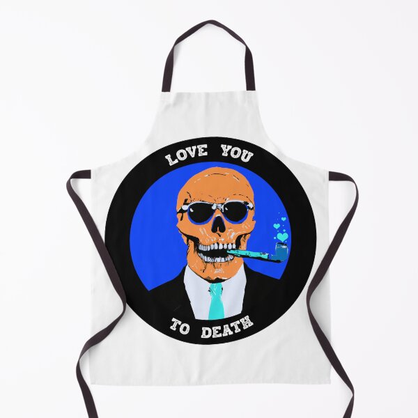 Aperçu de l'œuvre Love You To Death Valentine Pop Art Skull créée et vendue par PVSKI.