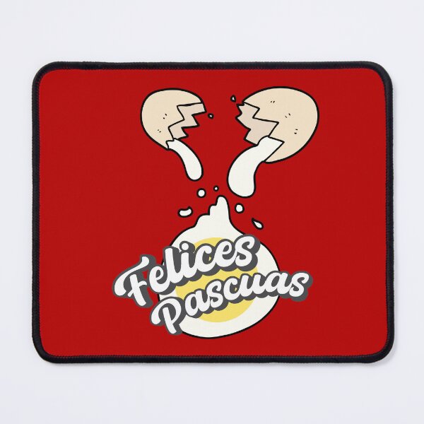 Item preview, Felices Pascuas Happy Easter Spanish text - Feliz Pascua - funny easter cracked egg  designed and sold by ALLURE-minimal.