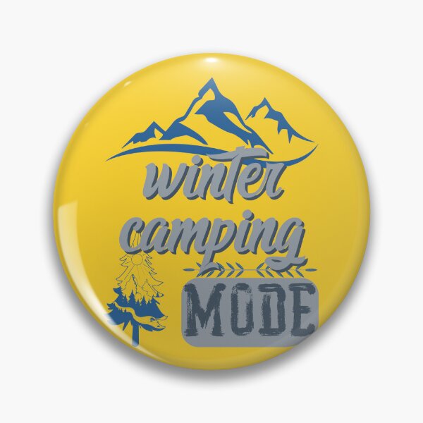 Item preview, winter camping mode, forest river sun inside tree pine designed and sold by movie-popcorn.