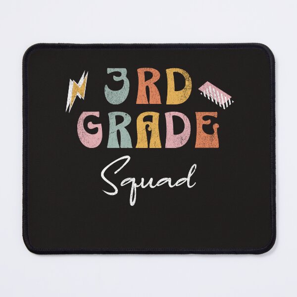 Item preview, Third 3nd Grade Squad Retro Groovy designed and sold by WhistlingSnail.