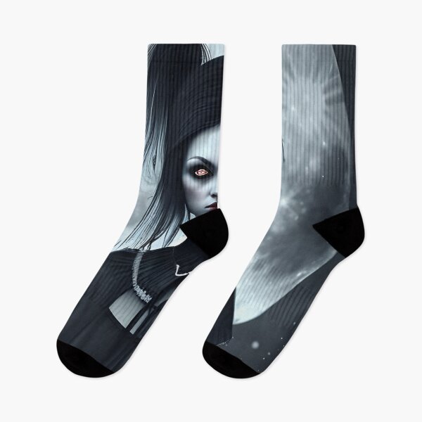 Item preview, Strange Dark Goth Girl In The Moonshine - Weird Girl designed and sold by Dalive.