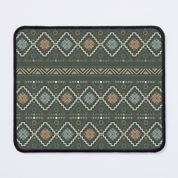 Item preview, Dark Green Seamless american native, Native Pattern, hipster socks  designed and sold by Yes-Monkey.