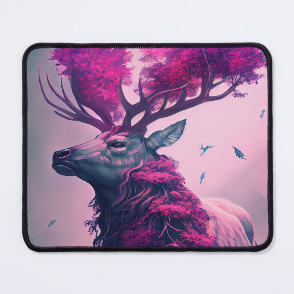 Item preview, Pink Moss Elk designed and sold by OccultDreams.
