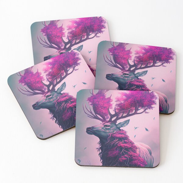 Item preview, Pink Moss Elk designed and sold by OccultDreams.