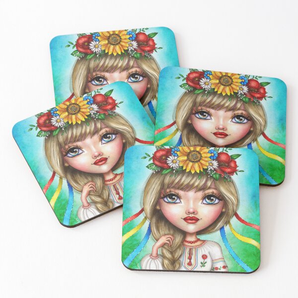 Item preview, Beautiful Ukrainian Girl in Traditional Dress designed and sold by nancyelias.