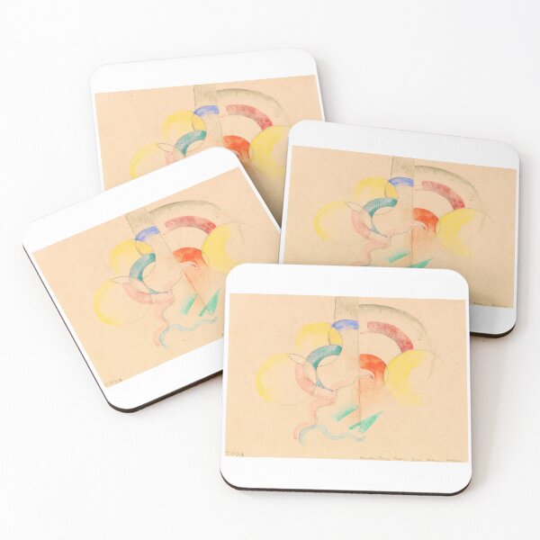 Item preview,  Franz Marc Art Prints  Abstraktes Aquarell I  Franz Marc  designed and sold by TeeARTHY.