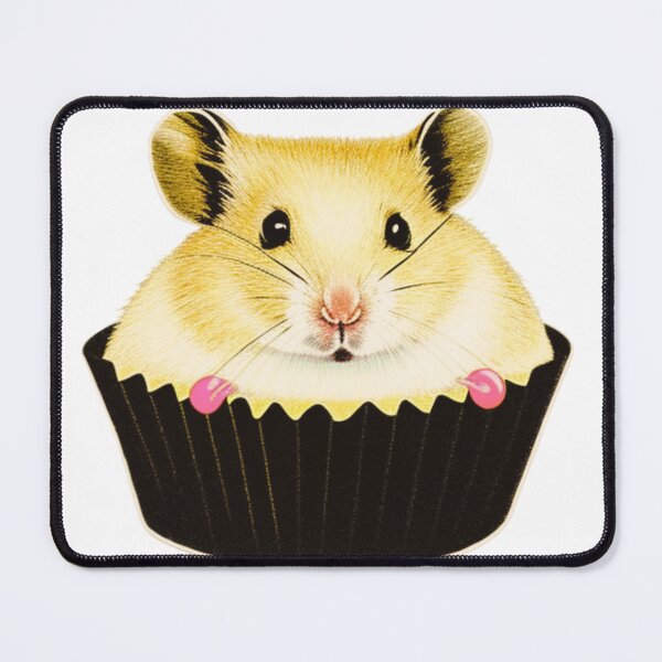 Item preview, Cute Hamster Cupcake designed and sold by Woodchucky.