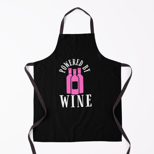 Item preview, Powered by Wine Quote, Wine Lover Gift, Wine Drinker, Typography Quote, Alcohol Quotes designed and sold by thedazzlingmonk.