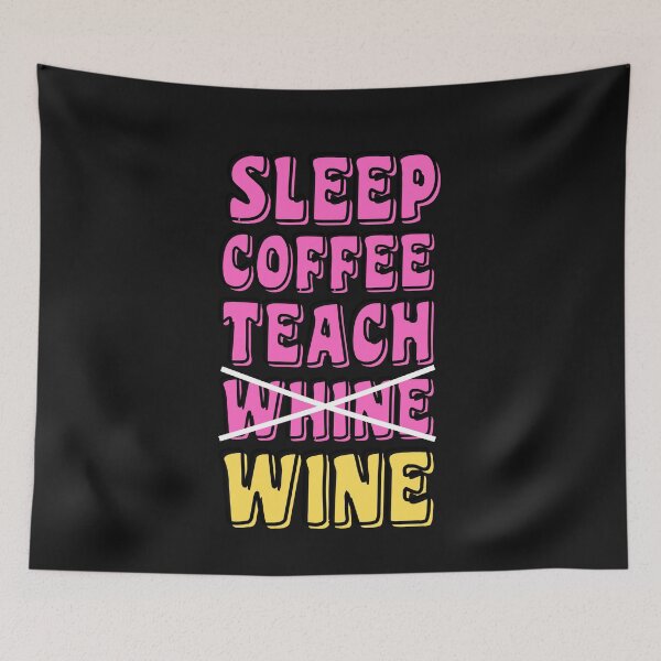 Item preview, sleep eat teach designed and sold by starfishstuff.