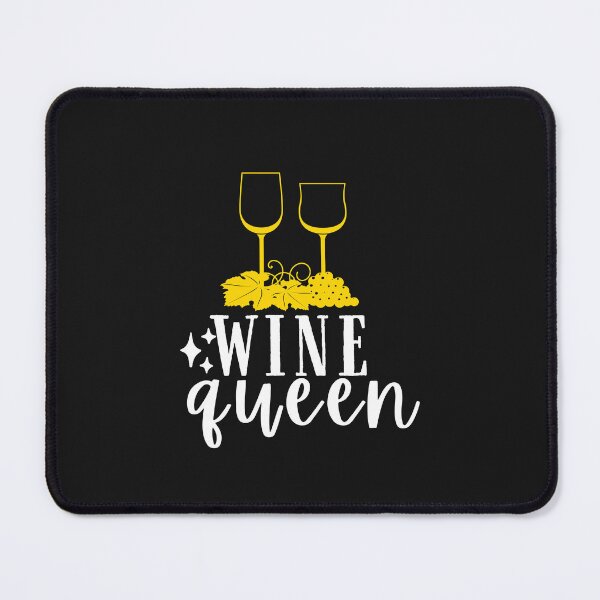 Item preview, Wine Queen Quote, Wine Lover Gift, Wine Drinker, Typography Quote, Alcohol Quotes designed and sold by thedazzlingmonk.