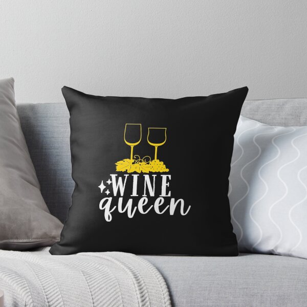Item preview, Wine Queen Quote, Wine Lover Gift, Wine Drinker, Typography Quote, Alcohol Quotes designed and sold by thedazzlingmonk.