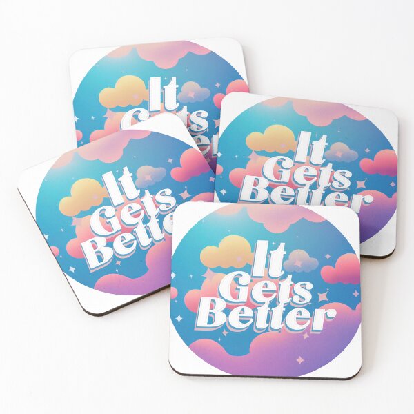 Item preview, It Gets Better Bubble designed and sold by Allison Sharaf.