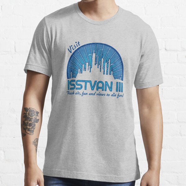 Visite (bleu foncé) T-shirt essentiel