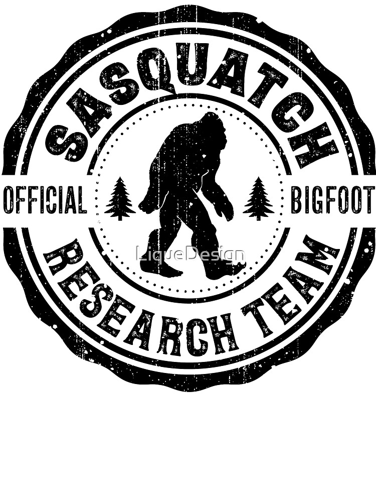 Sasquatch research team shirt Clearance