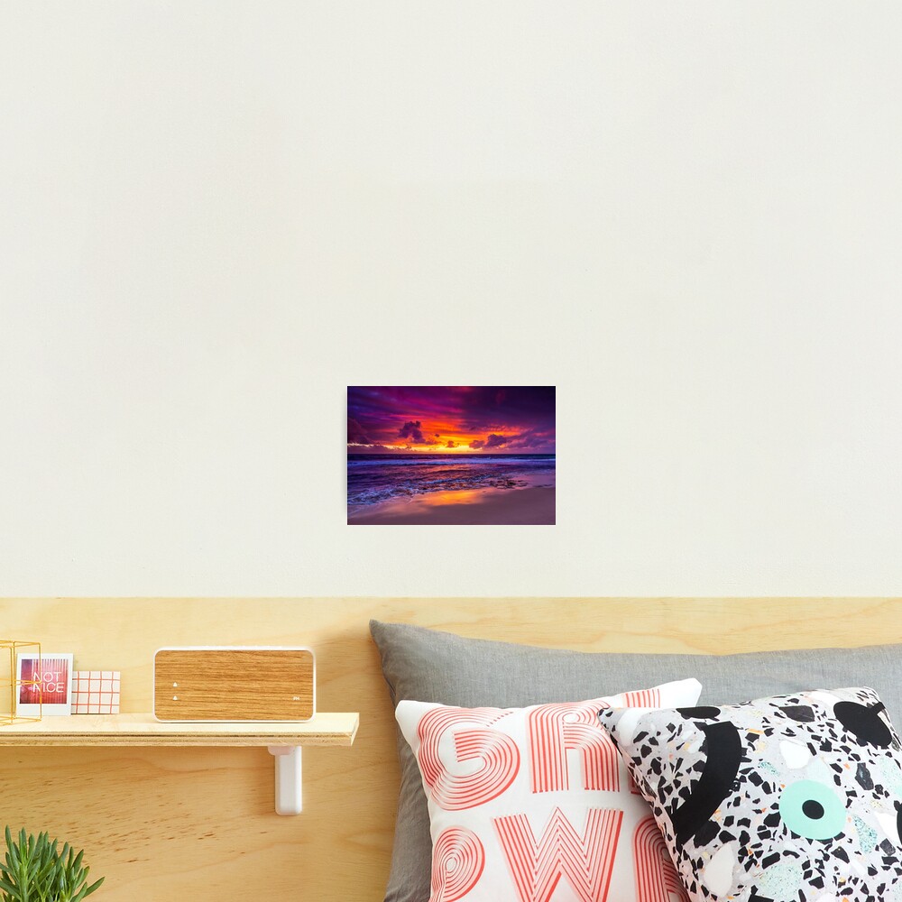 North Beach Sunset, Western Australia Photographic Print