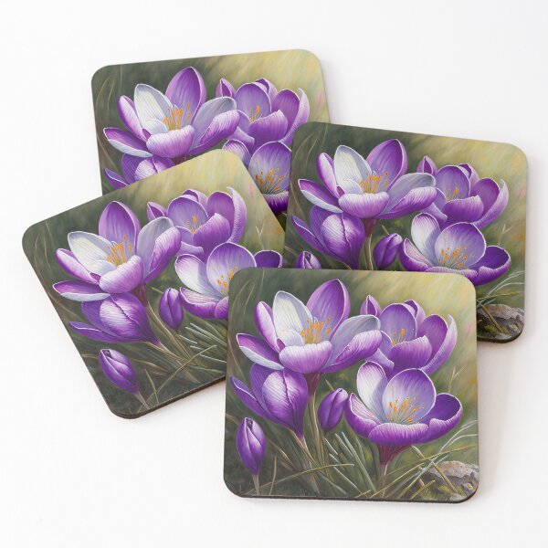 Item preview, Crocus Flowers  designed and sold by Vanover Designs.