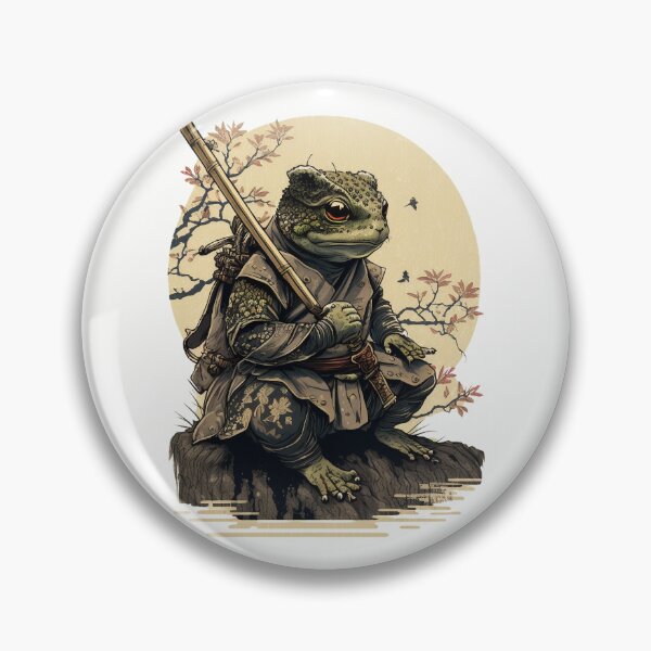 Artikelvorschau, Frosch-Samurai entworfen und verkauft von Monstroplat.