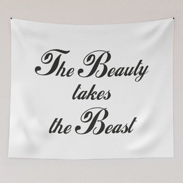 Item preview, The Beauty takes the Beast designed and sold by Hell-Prints.