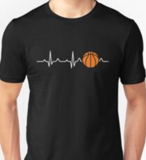 Basketball Heartbeat Unisex T-Shirt