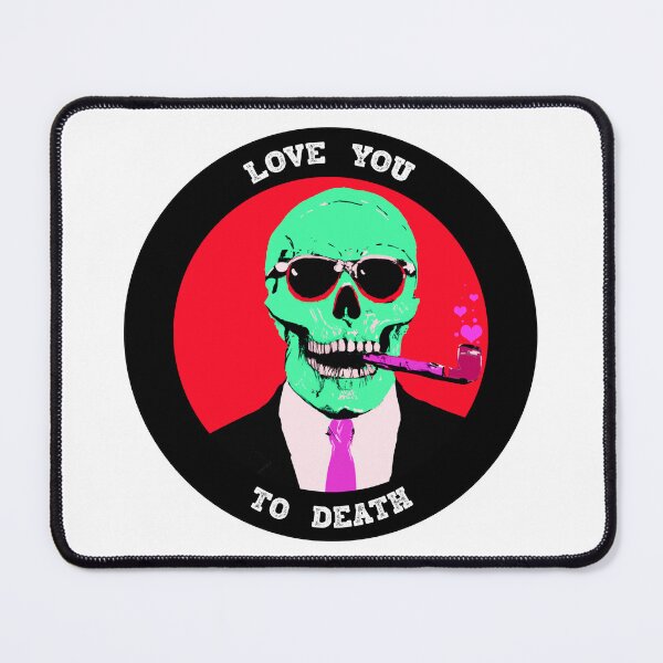 Artikelvorschau, Love You To Death Valentine Pop Art Skull entworfen und verkauft von PVSKI.
