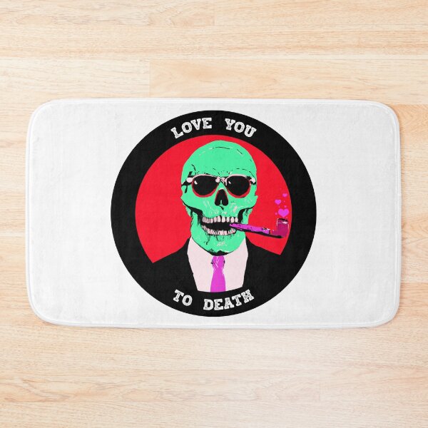 Item preview, Love You To Death Valentine Pop Art Skull designed and sold by PVSKI.