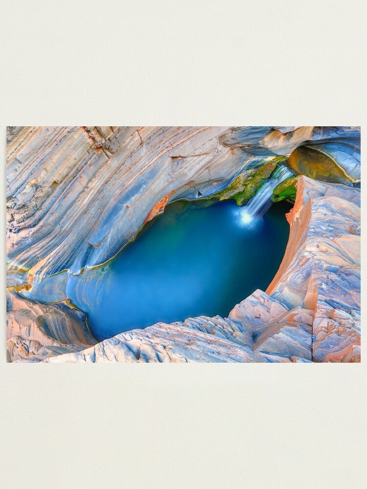 Thumbnail 1 of 3, Photographic Print, Lower Spa Pool, Karijini, Western Australia designed and sold by paulmp.