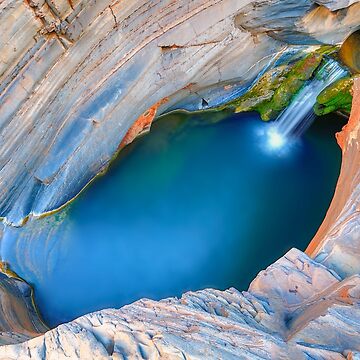 Artwork thumbnail, Lower Spa Pool, Karijini, Western Australia by paulmp