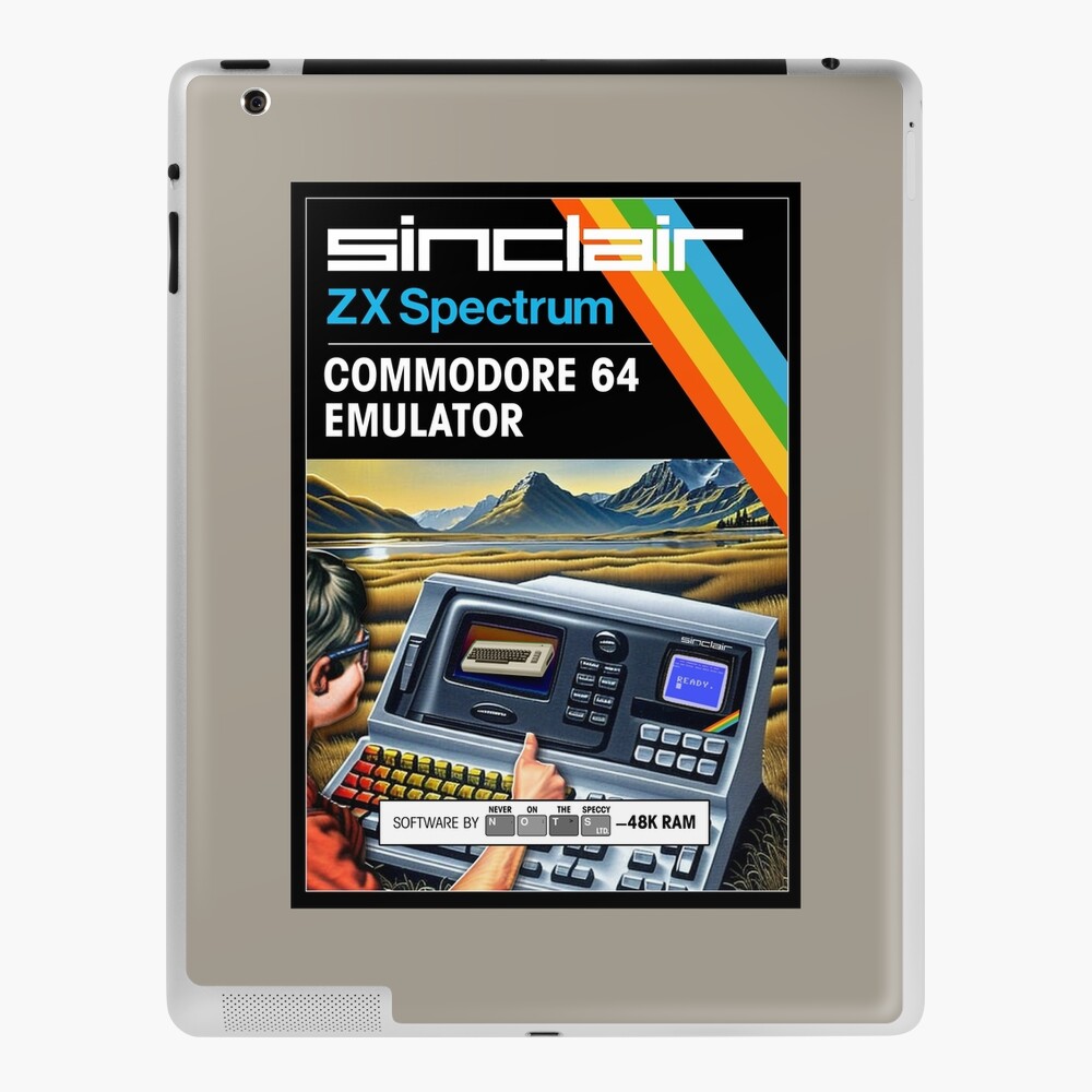C64 EMULATOR for the Sinclair ZX Spectrum (front cover) - Fantasy 
