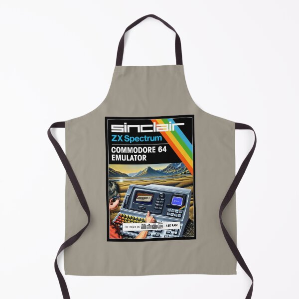 Item preview, C64 EMULATOR for the Sinclair ZX Spectrum (front cover) - Fantasy / Parody Game Cassette Cover - 80s 8-bit Retro Game (Never on the Speccy!) designed and sold by RetroTeeStudio.