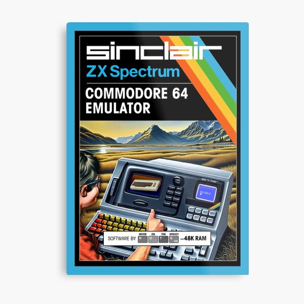 C64 EMULATOR for the Sinclair ZX Spectrum (front + text) - Fantasy 