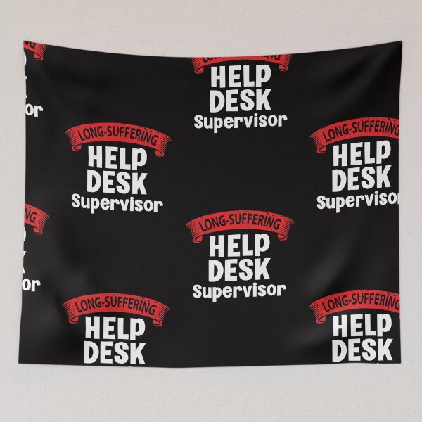 Item preview, Help Desk Supervisor, Help Desk Technician designed and sold by SportyDogShop.