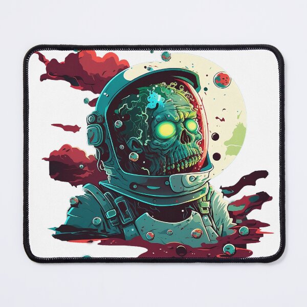 Item preview, zombie astronaut designed and sold by lightjourney.