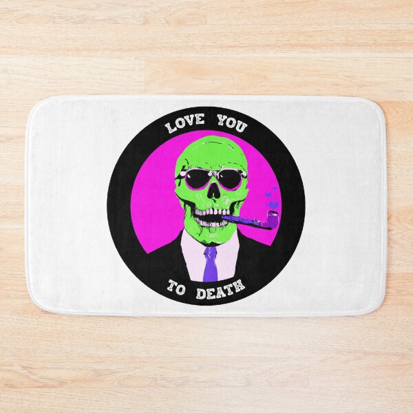 Item preview, Love You To Death Valentine Pop Art Skull designed and sold by PVSKI.