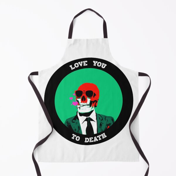 Item preview, Love You To Death Valentine Pop Art Skull designed and sold by PVSKI.