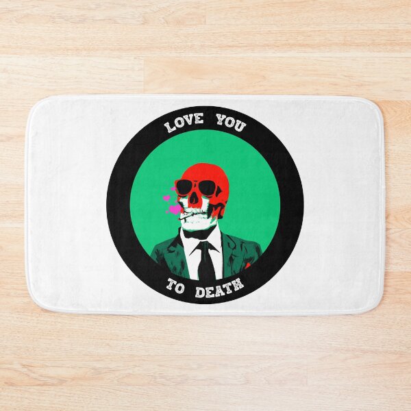 Item preview, Love You To Death Valentine Pop Art Skull designed and sold by PVSKI.