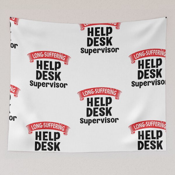 Item preview, Help Desk Supervisor, Help Desk Technician designed and sold by SportyDogShop.