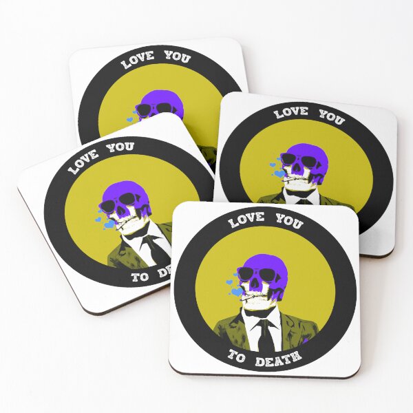 Artikelvorschau, Love You To Death Valentine Pop Art Skull entworfen und verkauft von PVSKI.