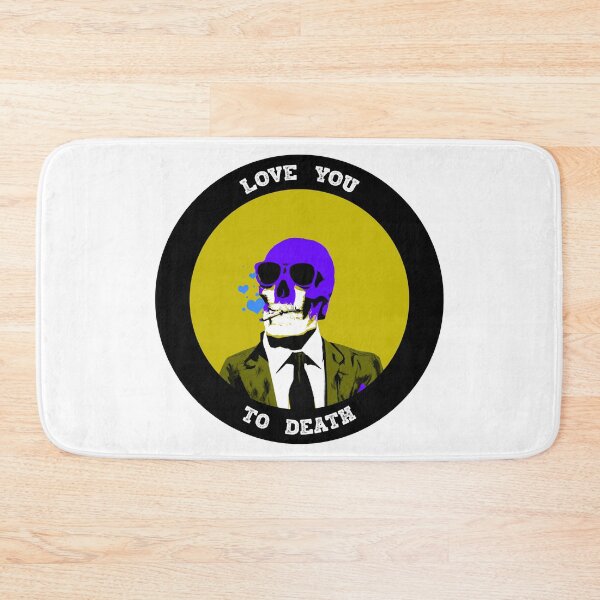 Item preview, Love You To Death Valentine Pop Art Skull designed and sold by PVSKI.