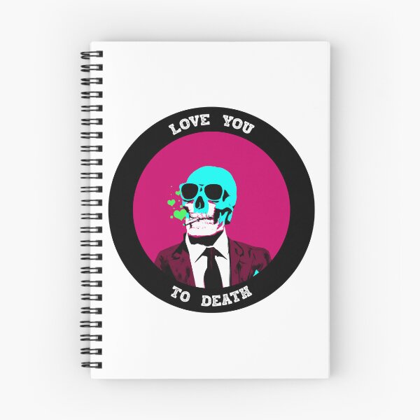 Item preview, Love You To Death Valentine Pop Art Skull designed and sold by PVSKI.