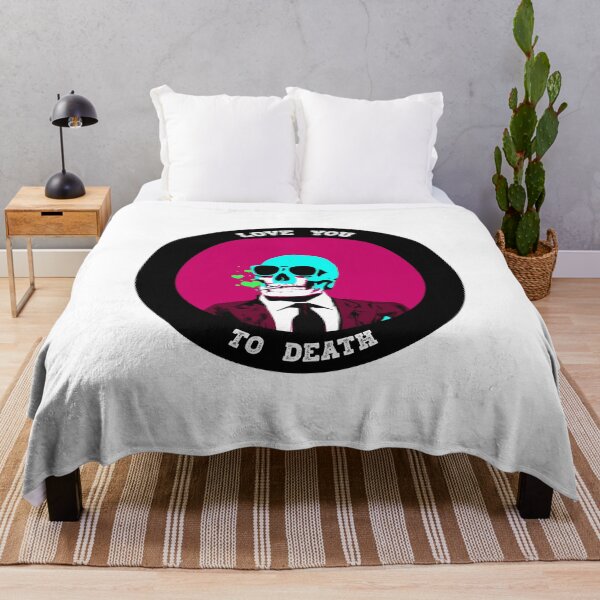 Artikelvorschau, Love You To Death Valentine Pop Art Skull entworfen und verkauft von PVSKI.