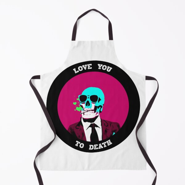 Item preview, Love You To Death Valentine Pop Art Skull designed and sold by PVSKI.