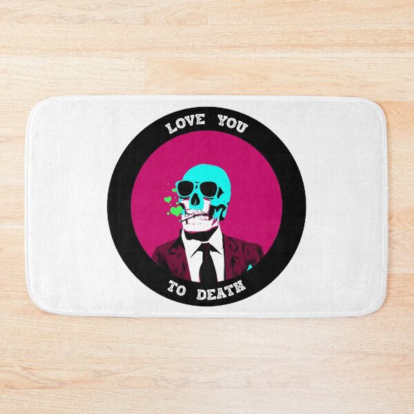 Item preview, Love You To Death Valentine Pop Art Skull designed and sold by PVSKI.