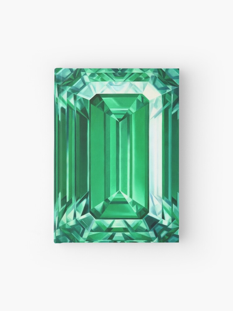 Emerald Gemstone Painting. Gem Print. Handpainted Crystal Art Poster for  Sale by AmberSunArt