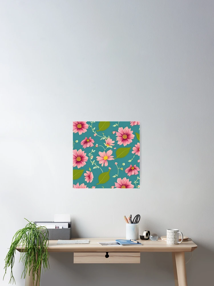 Thumbnail 2 of 3, Poster, Spring garden designed and sold by SomePatterns.
