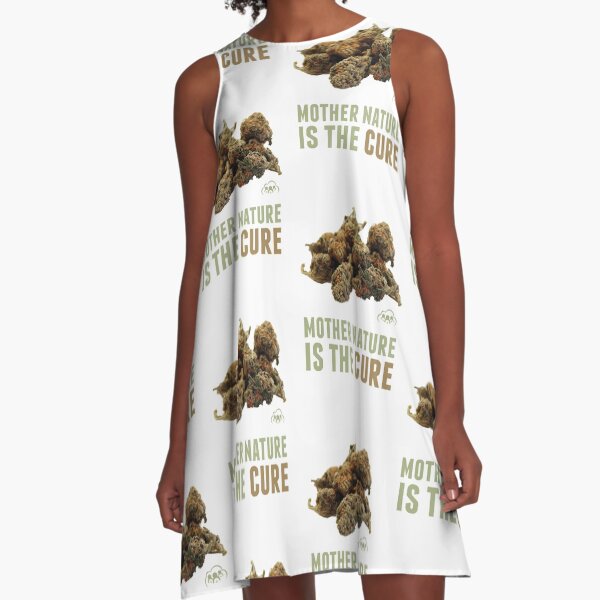 Mother Nature is the Cure A-Line Dress