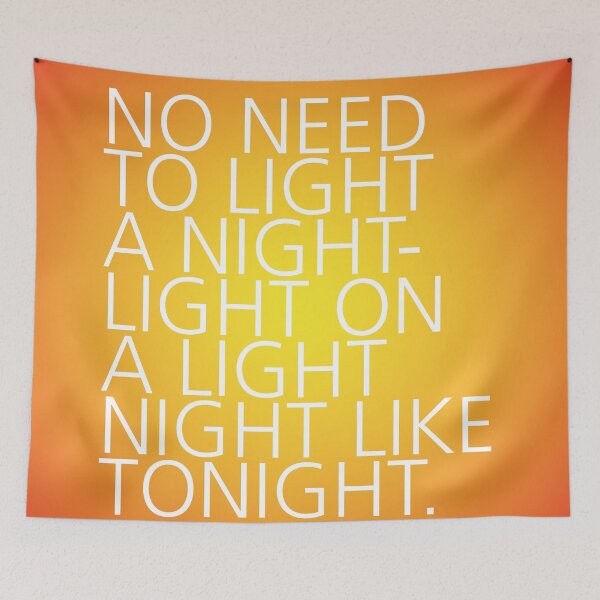 Item preview, Light a Nightlight - Tongue Twisters designed and sold by Hell-Prints.