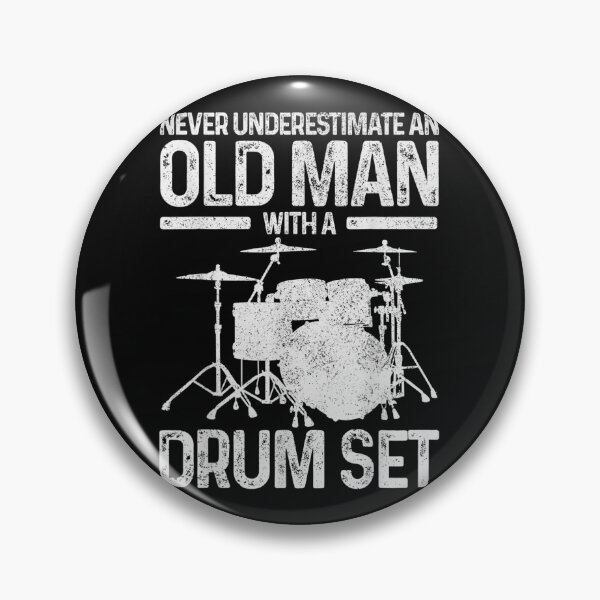 Item preview, Never Underestimate An Old Man With A Drum designed and sold by Glitche-Shop.
