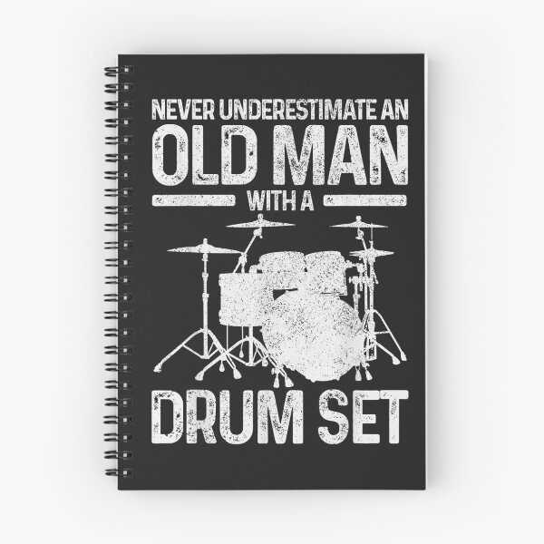 Item preview, Never Underestimate An Old Man With A Drum designed and sold by Glitche-Shop.