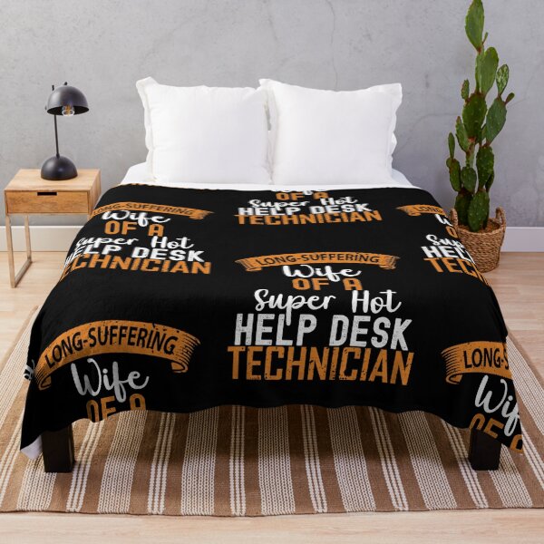 Item preview, Wife Of A Help Desk Technician, Help Desk Technician designed and sold by SportyDogShop.